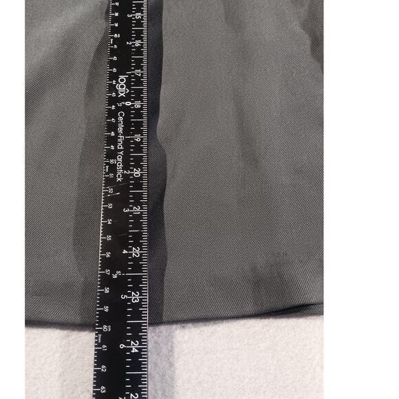 Banana Republic 100% Silk Coat Women’s Size 8 Gray Long Sleeve Zip Front Jacket - Picture 4 of 7